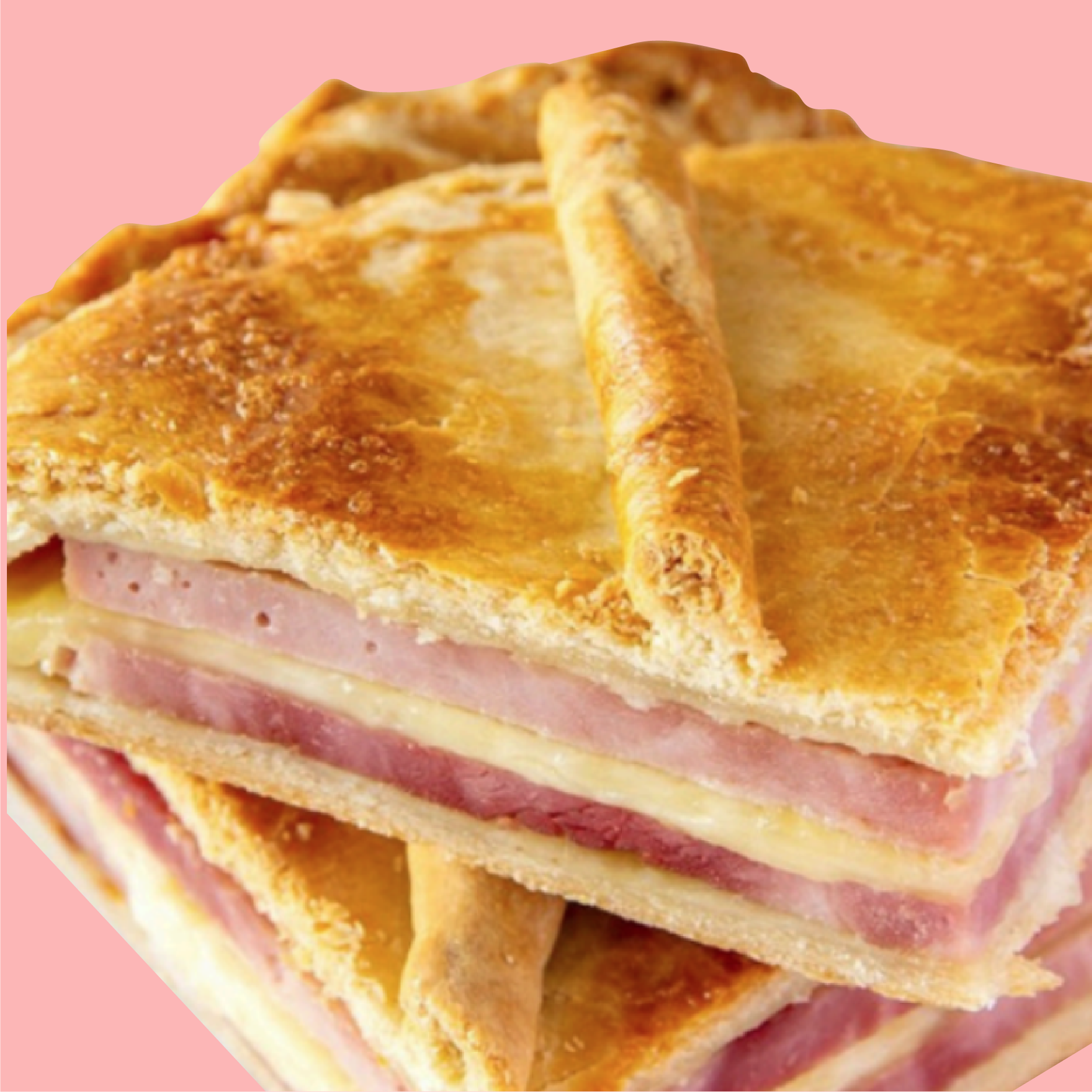 Empanada de jamón y queso